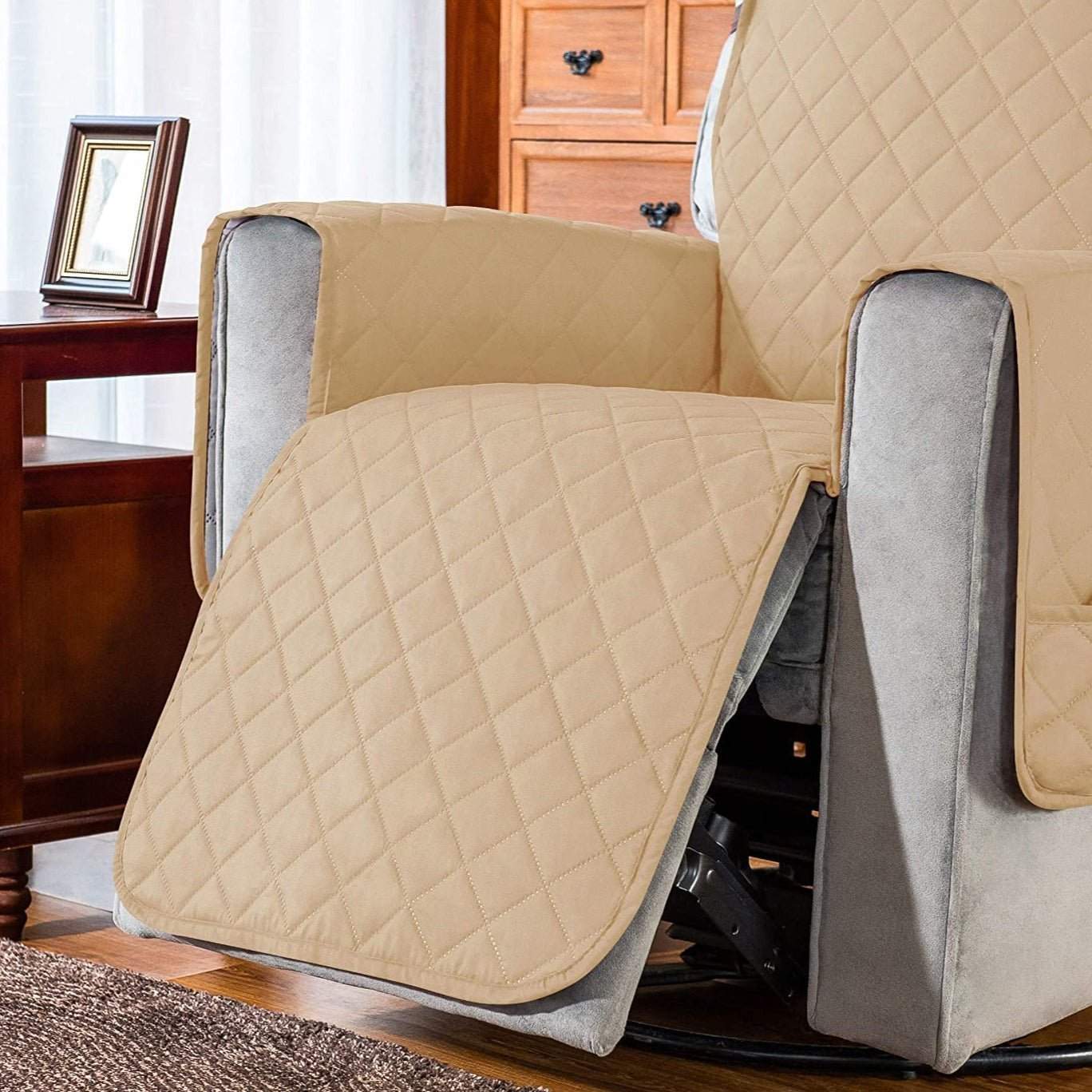 1 Seater Recliner Sofa Slipcover, Non-Slip, Pet & Stain Resistant Couch Protector