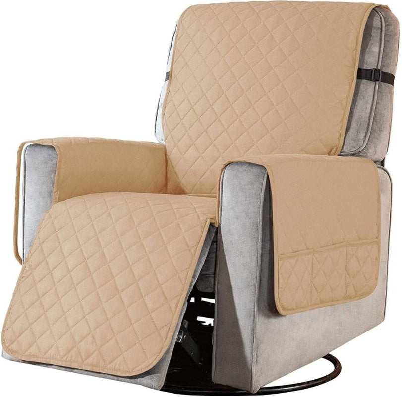 1 Seater Recliner Sofa Slipcover, Non-Slip, Pet & Stain Resistant Couch Protector