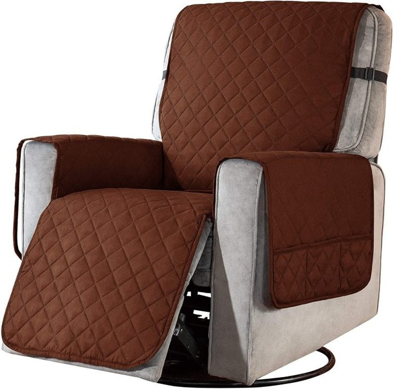 1 Seater Recliner Sofa Slipcover, Non-Slip, Pet & Stain Resistant Couch Protector
