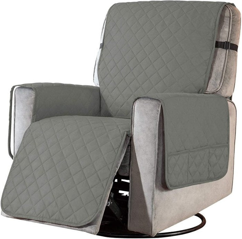1 Seater Recliner Sofa Slipcover, Non-Slip, Pet & Stain Resistant Couch Protector