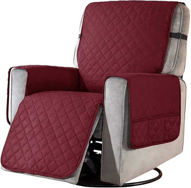 1 Seater Recliner Sofa Slipcover, Non-Slip, Pet & Stain Resistant Couch Protector