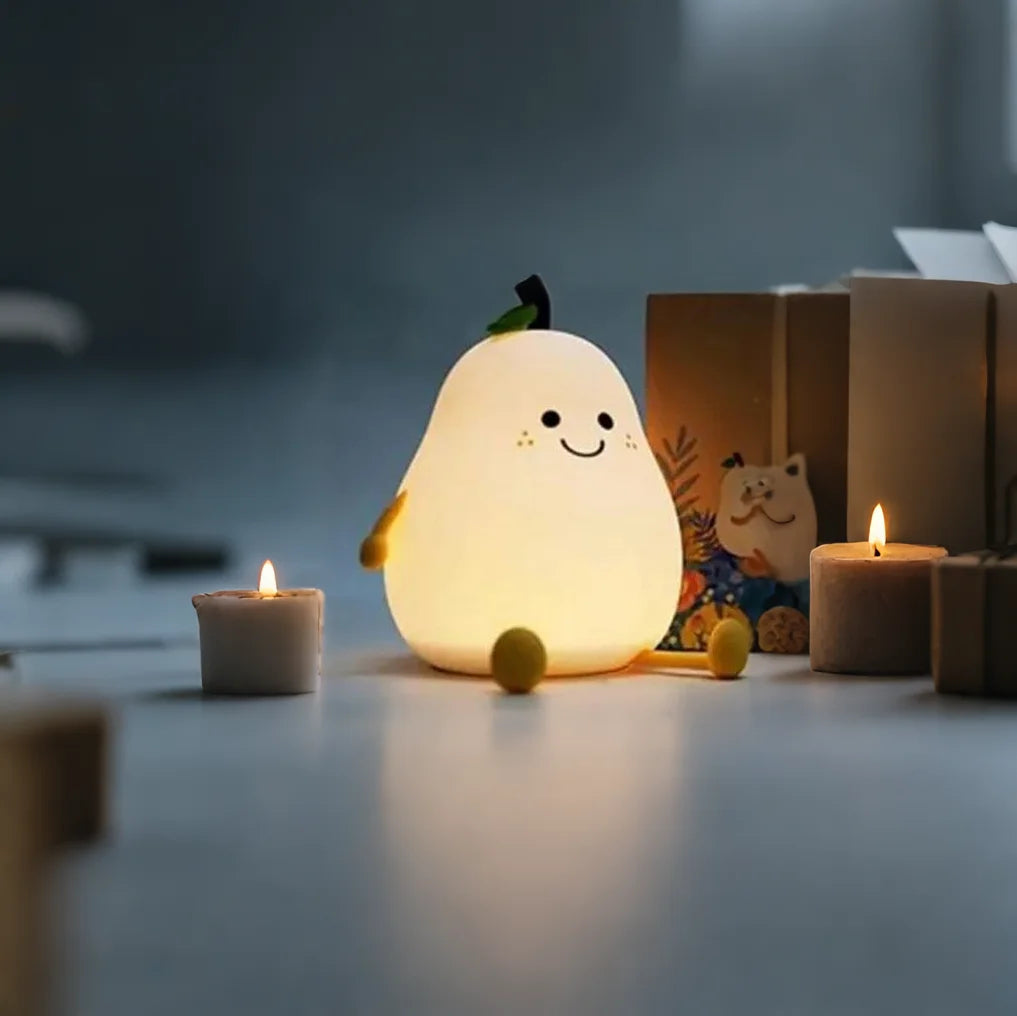 Glarefusion Adorable Decorative Pear Night Light