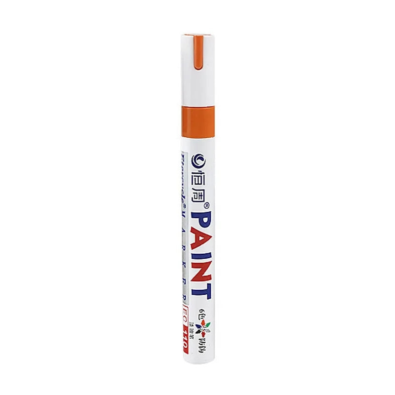 12-Color Waterproof Permanent Paint Markers for Tires and Art