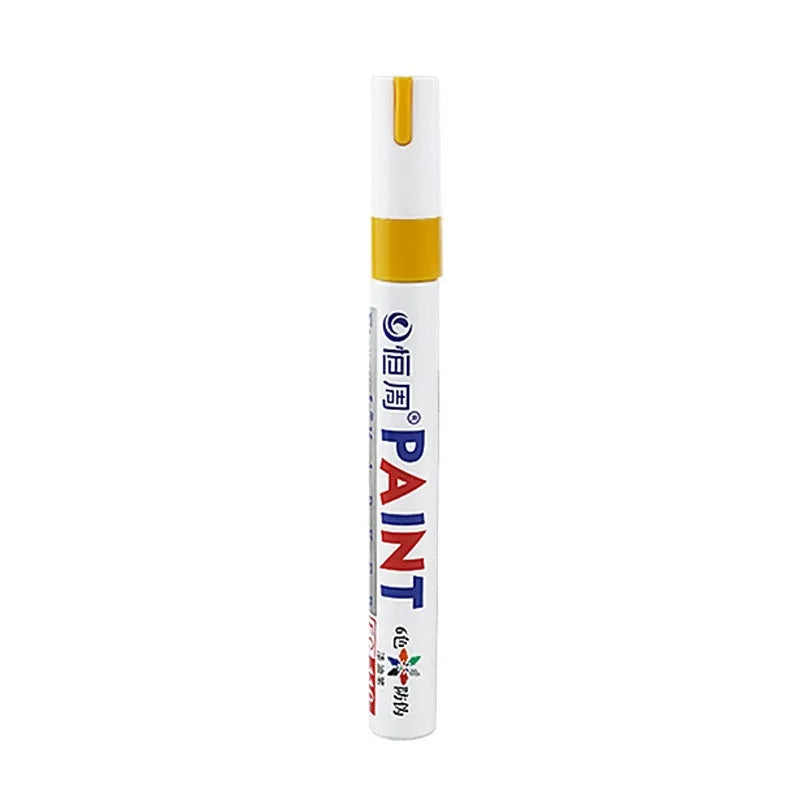 12-Color Waterproof Permanent Paint Markers for Tires and Art