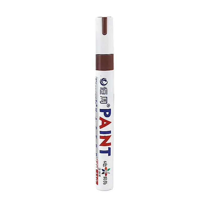 12-Color Waterproof Permanent Paint Markers for Tires and Art