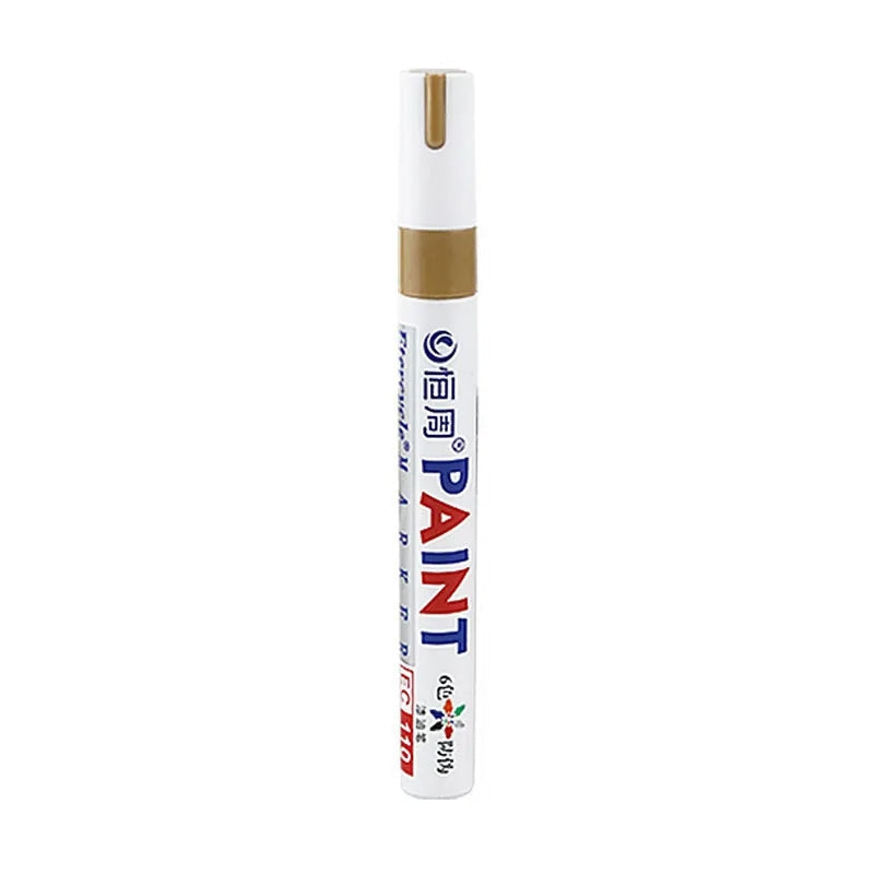 12-Color Waterproof Permanent Paint Markers for Tires and Art
