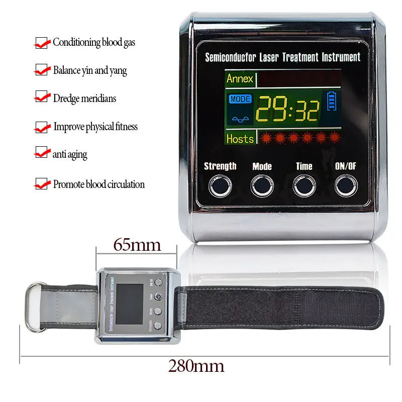 650nm Laser Therapy Wrist Device for Blood Circulation & Health