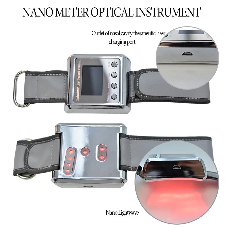 650nm Laser Therapy Wrist Device for Blood Circulation & Health