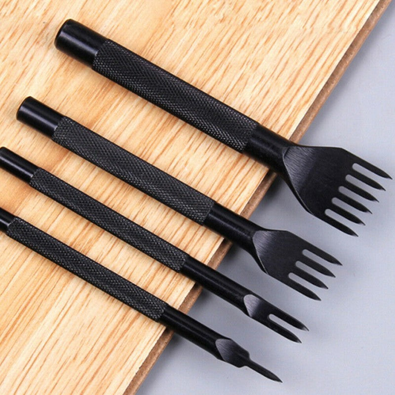 18pcs Ultimate Leather Working Craft Tool Kit, Hand Sewing Kit Leather Tools DIY
