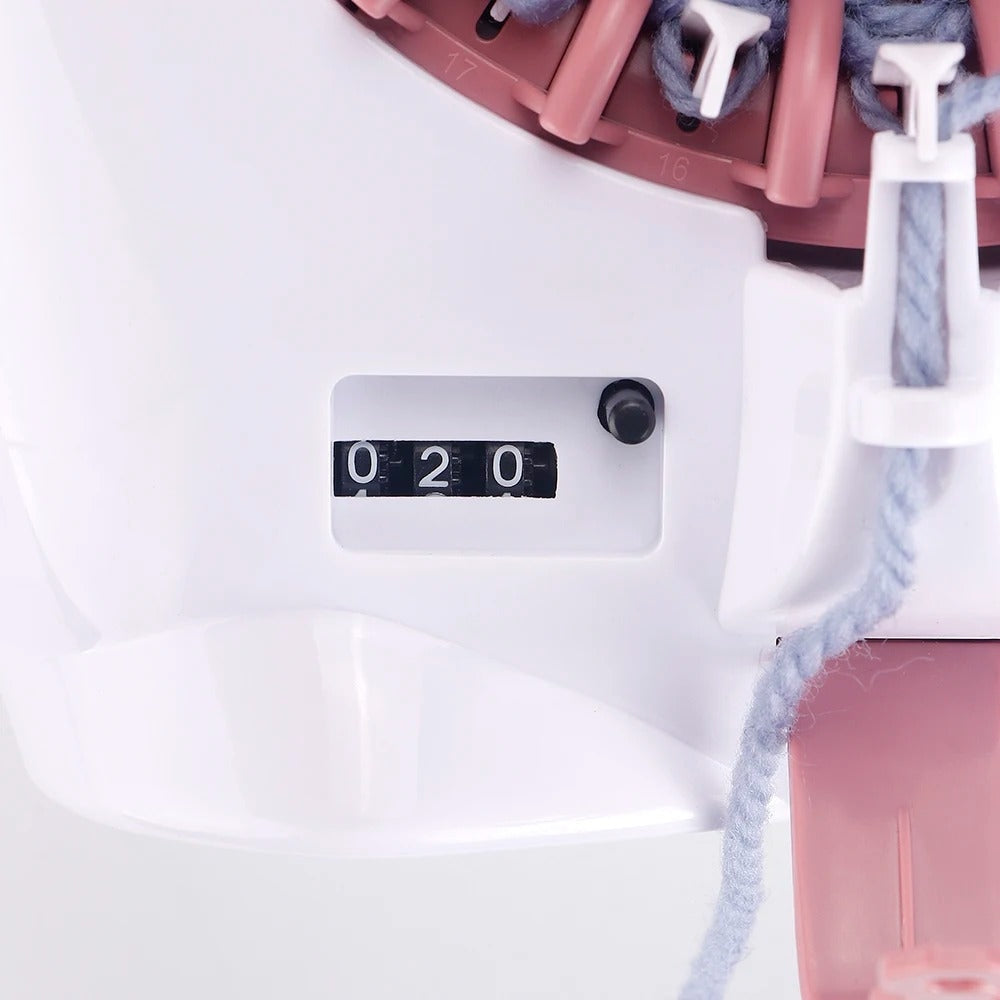 22 Needles Knitting Machine Kit with Row Counter