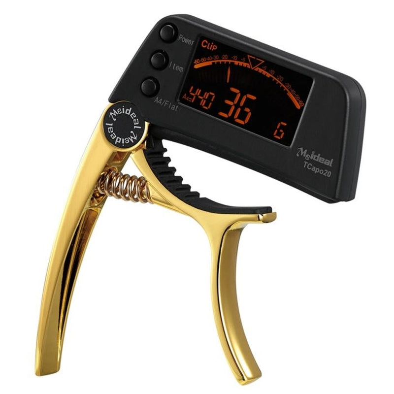 2-in-1 Guitar Capo Tuner with LED Display for All Instruments