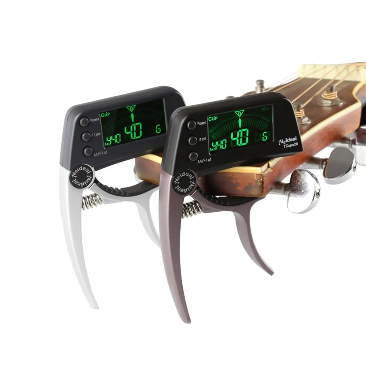 2-in-1 Guitar Capo Tuner with LED Display for All Instruments