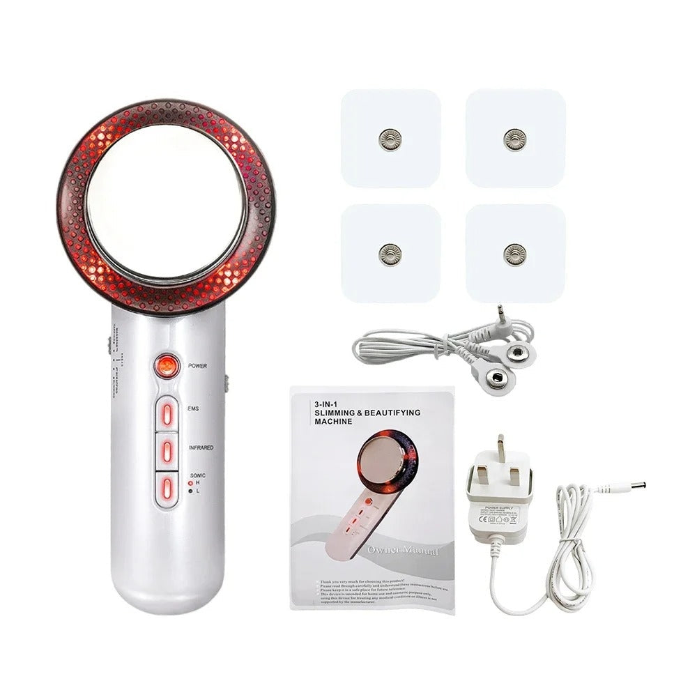 3-in-1 EMS Ultrasonic Slimming Massage Device