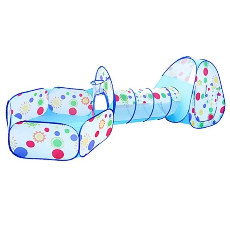 3-in-1 Kids Ball Pit Tent with Tunnel