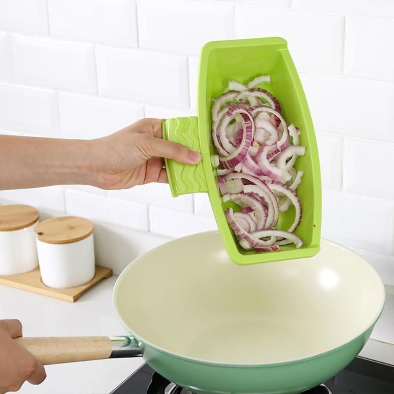 3-in-1 Multi-Function Cutting Board with Sink Basket