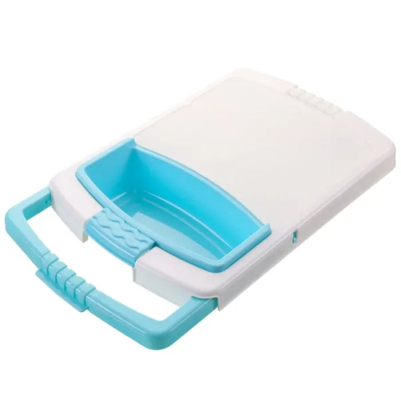3-in-1 Multi-Function Cutting Board with Sink Basket