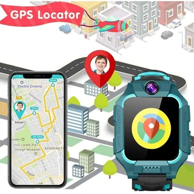 4G Kids GPS Smartwatch with Call, Camera, SOS
