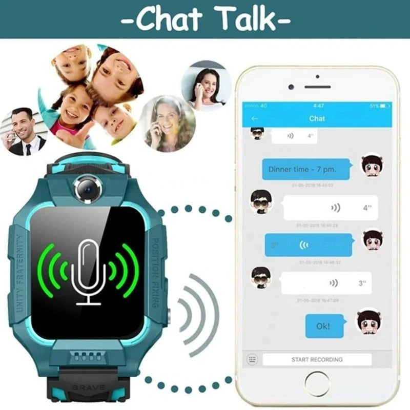 4G Kids GPS Smartwatch with Call, Camera, SOS