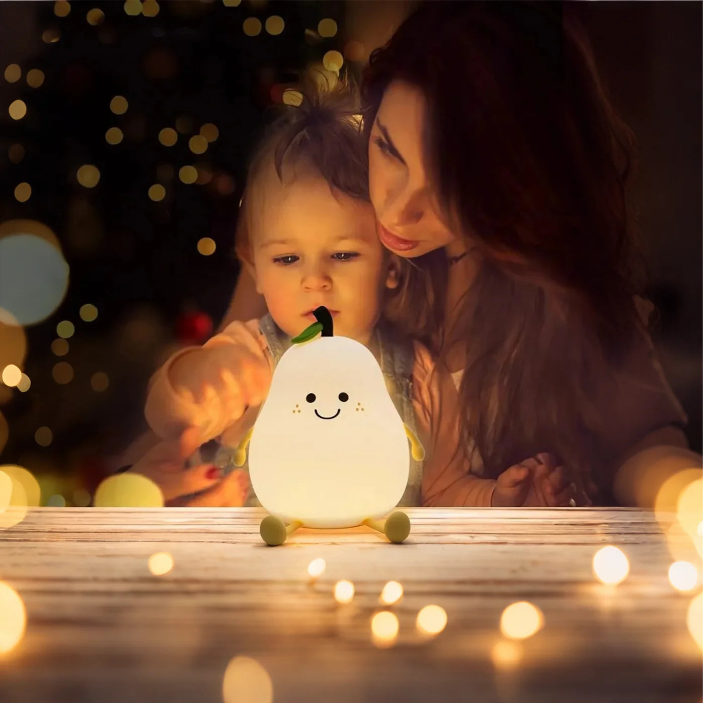 Glarefusion Adorable Decorative Pear Night Light