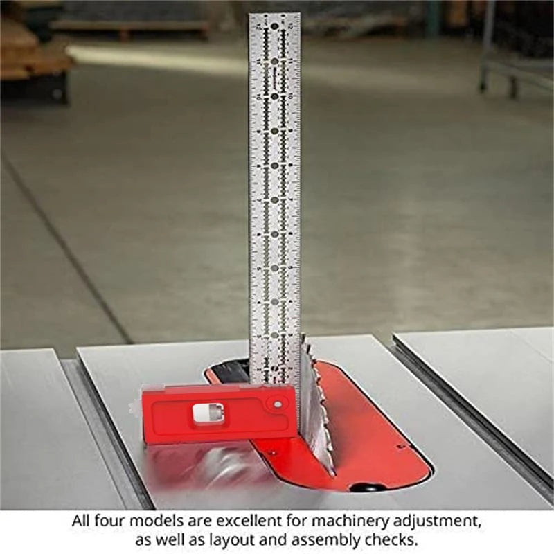 6-18 Inch Adjustable Combination Square Ruler for Woodworking