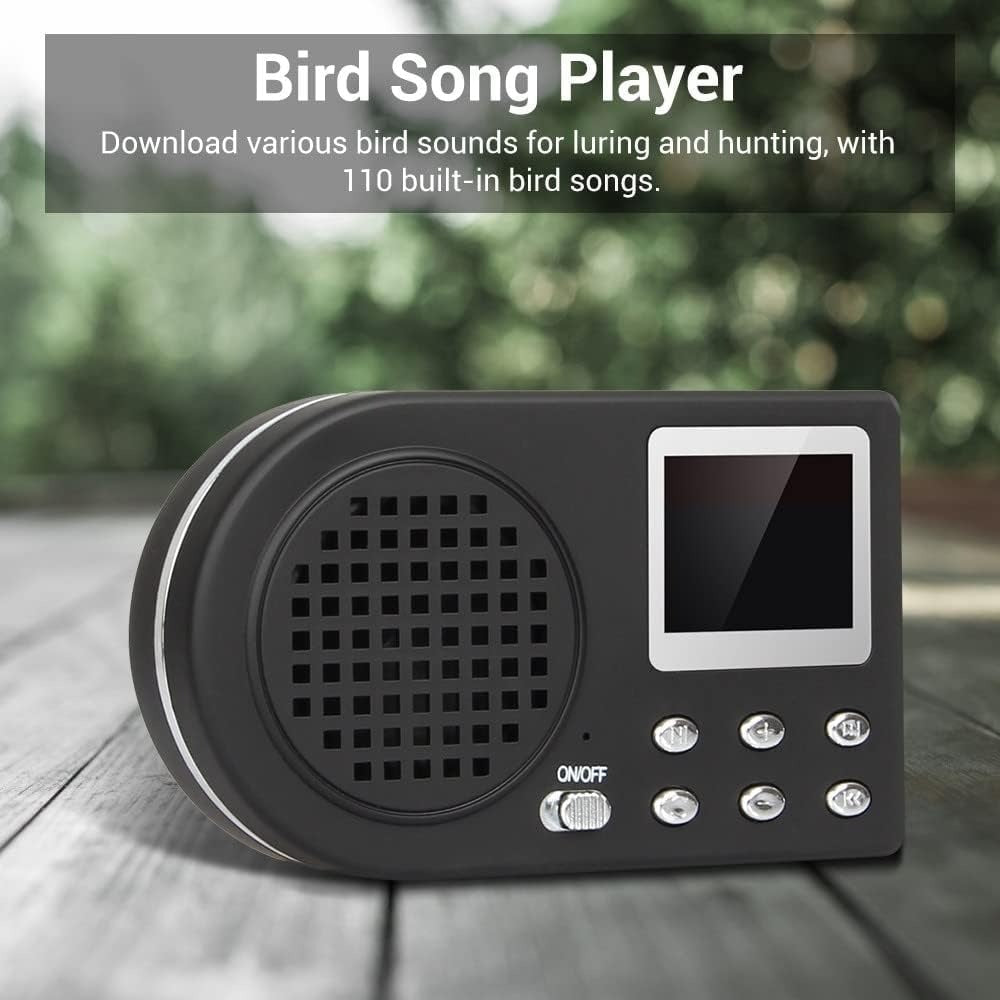 Electronic Bird Caller MP3 Portable with Digital LCD Display and Wireless Remote Control