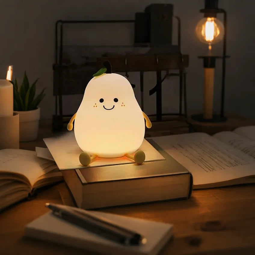Glarefusion Adorable Decorative Pear Night Light