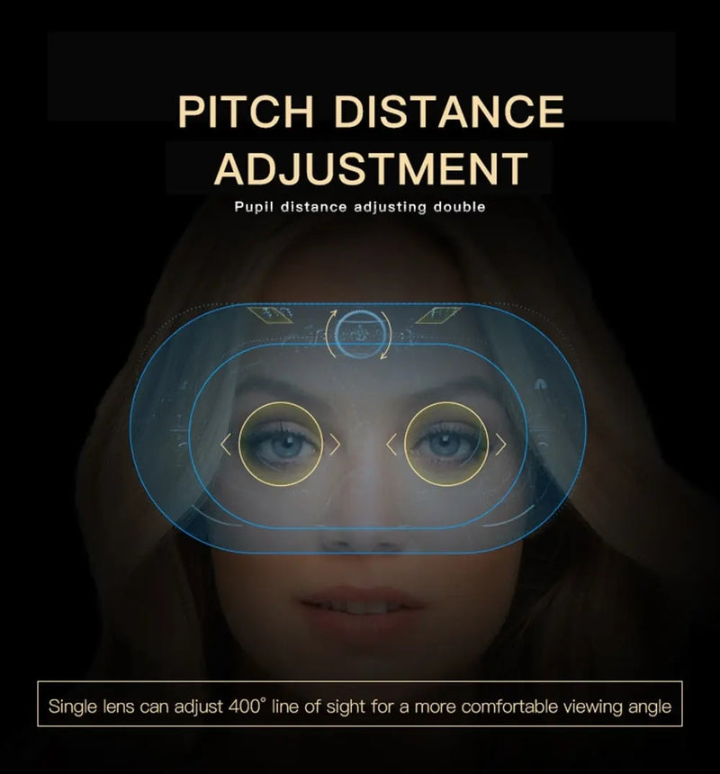 Adjustable 3D VR Headset Glasses for 4.7–6.0" Smartphones
