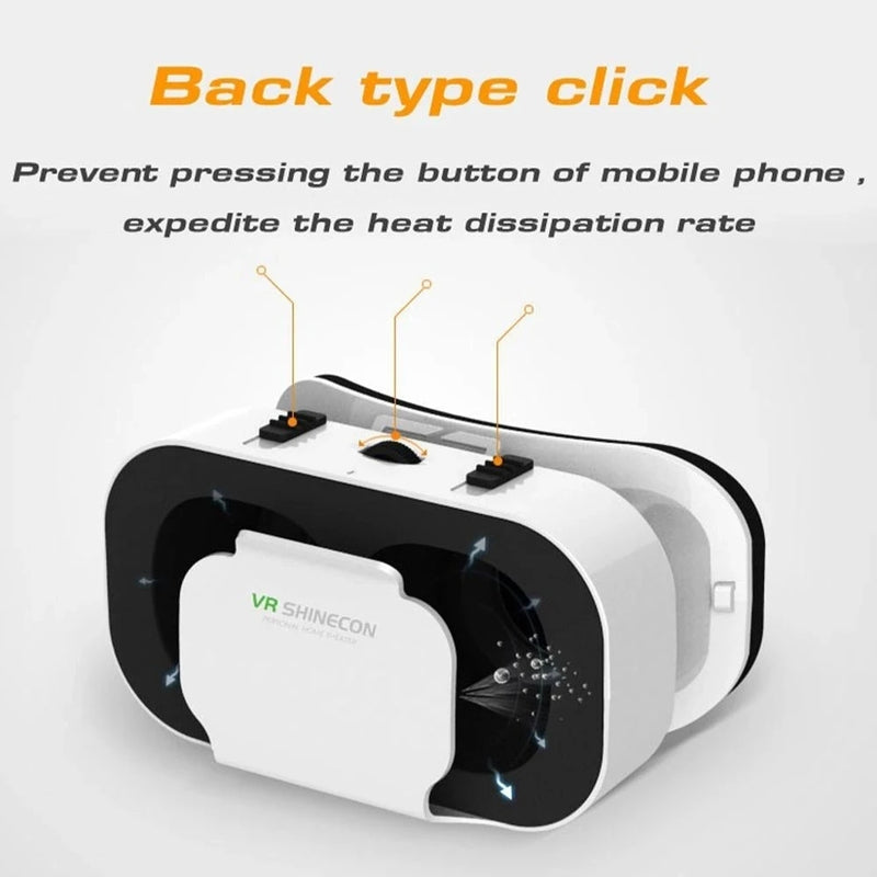 Adjustable 3D VR Headset Glasses for 4.7–6.0" Smartphones
