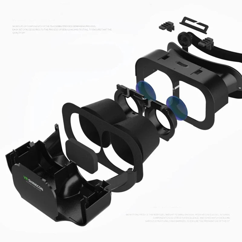 Adjustable 3D VR Headset Glasses for 4.7–6.0" Smartphones