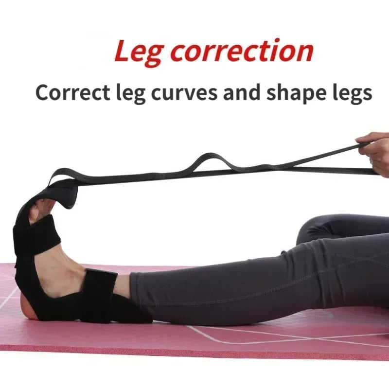 Adjustable Yoga Leg Stretching Strap for Flexibility and Rehabilitation
