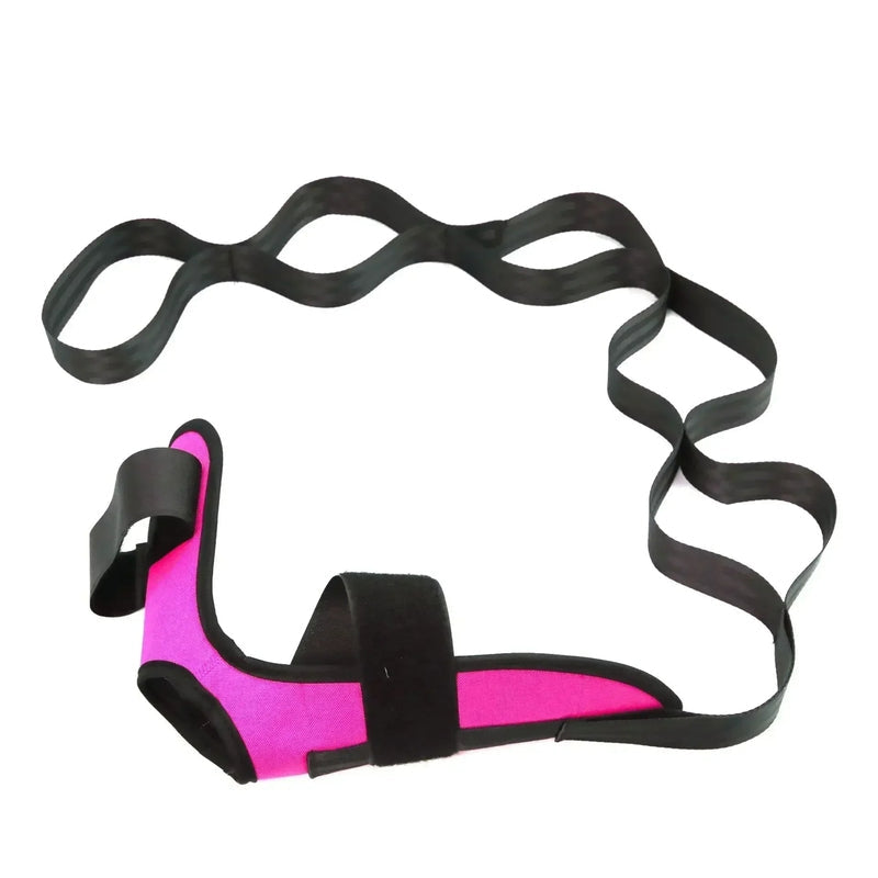 Adjustable Yoga Leg Stretching Strap for Flexibility and Rehabilitation