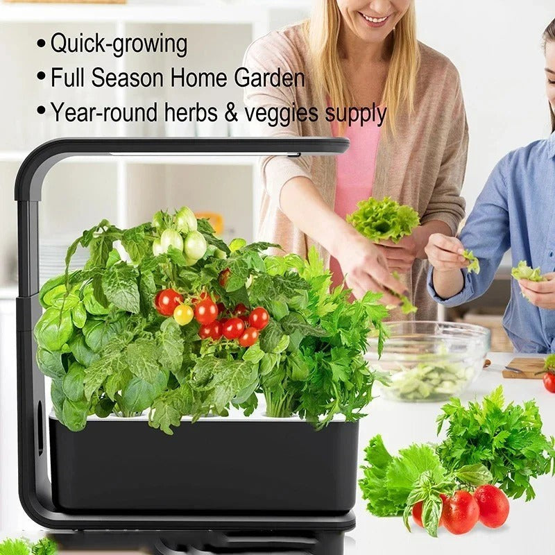 Indoor Hydroponics Growing System Smart Garden System with LED Plant Lamp