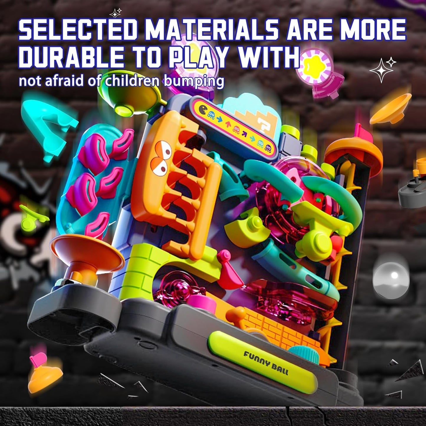 Interactive Track Game with a Multi-Layer Maze and 7 Challenging Levels, Safe Educational Toy for Ages 3+