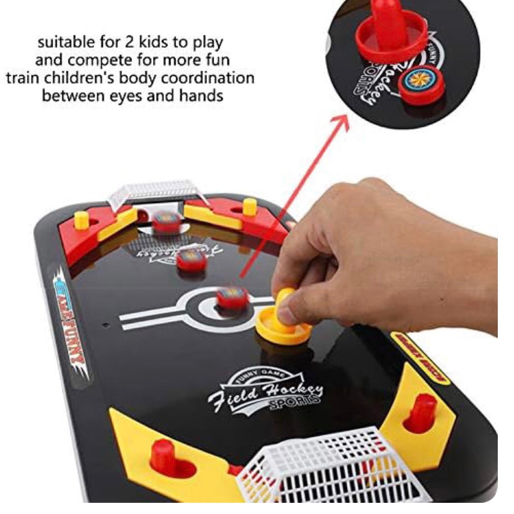 Mini Hockey Soccer with 2-in-1 Game Modes, Helps Improve Reflexes, Safe for Kids Ages 3+