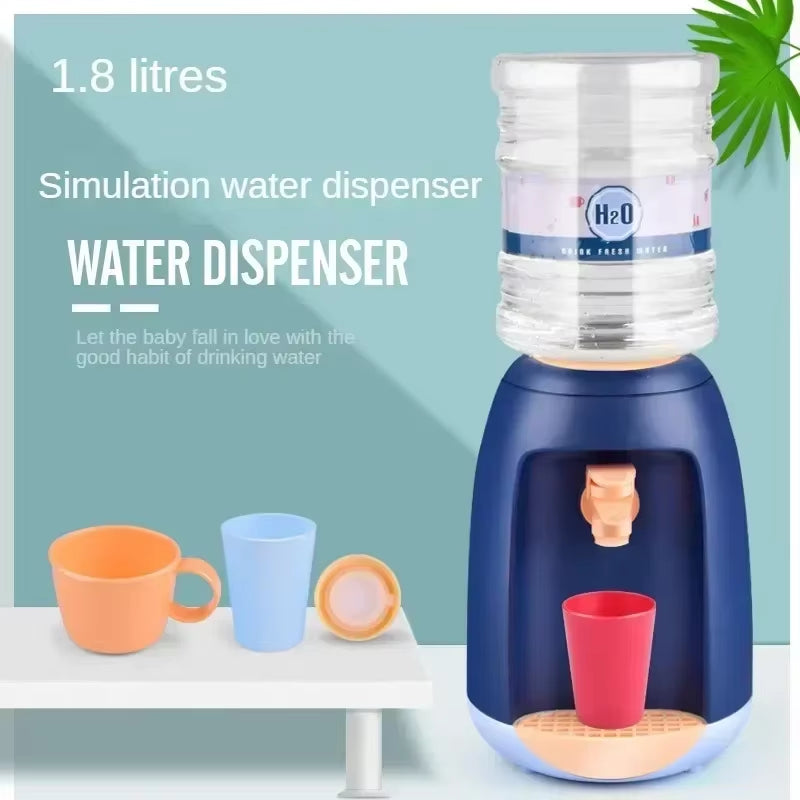 Montessori Mini Water Dispenser Toy Holds up to 1.8 Liters, Made of Non-Toxic ABS Plastic, Safe for Ages 3+