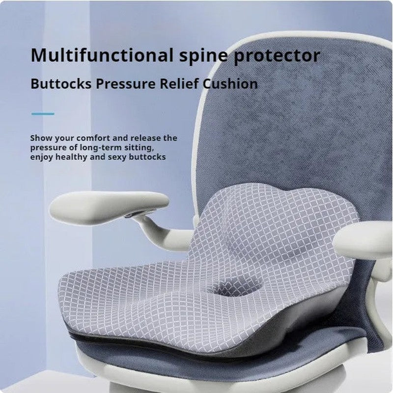 Orthopedic Memory Foam Chair Cushion for Tailbone Relief