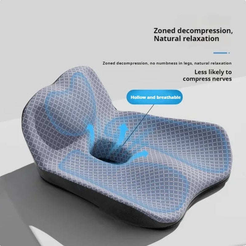 Orthopedic Memory Foam Chair Cushion for Tailbone Relief