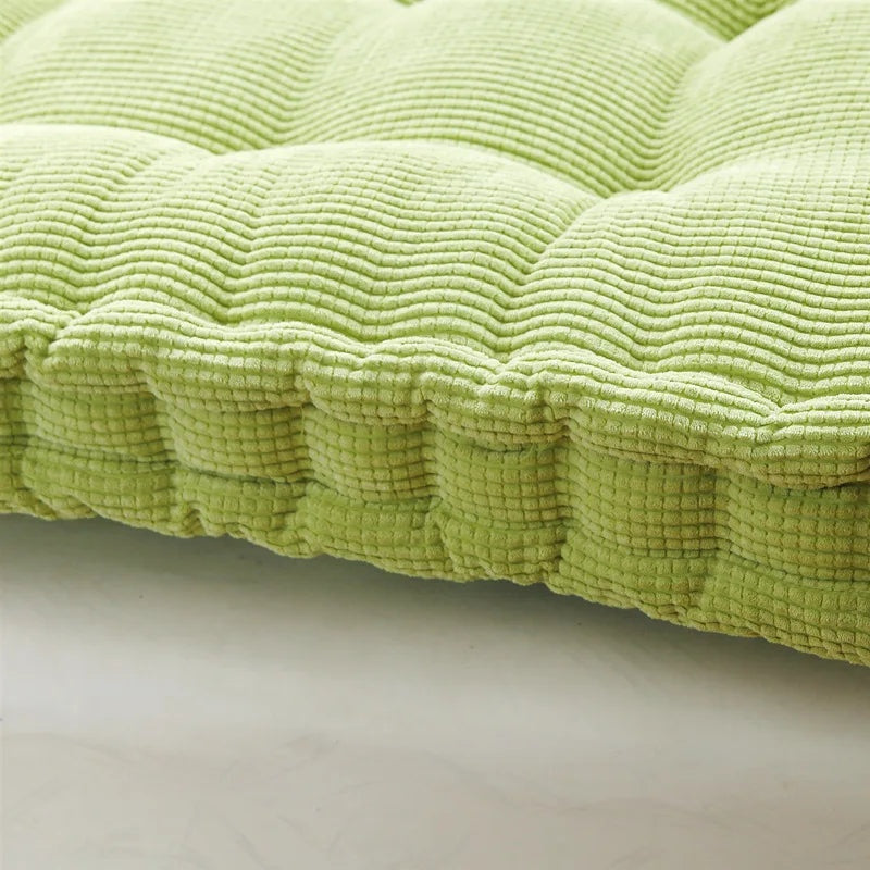 Oversized Thickened Long Bench Cushion Pad Green