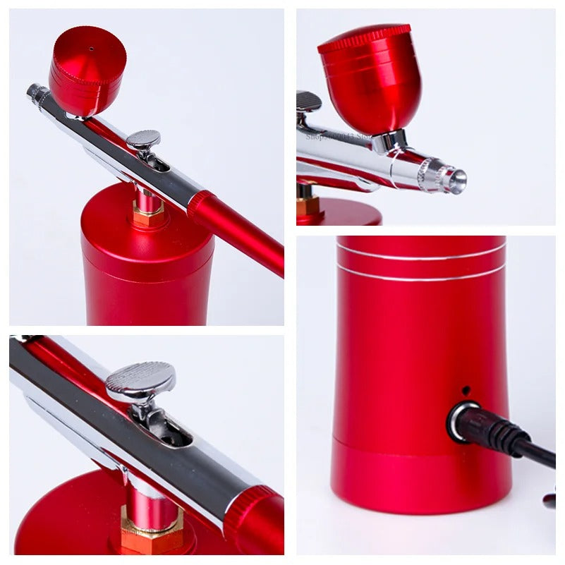 Multi-Purpose Cordless Spray Gun Portable Mini Air Compressor Rechargeable Spray Machine