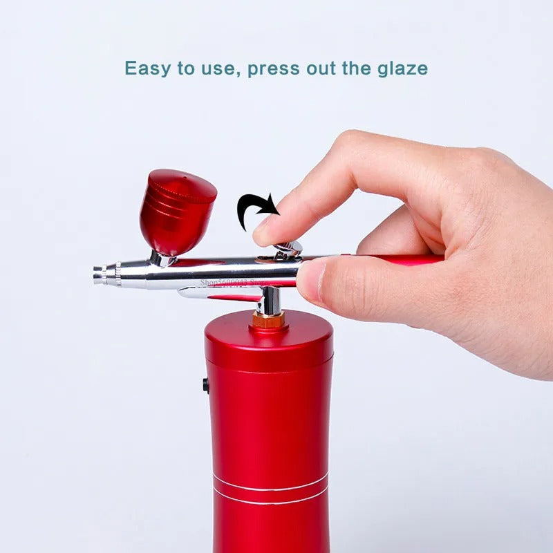 Multi-Purpose Cordless Spray Gun Portable Mini Air Compressor Rechargeable Spray Machine