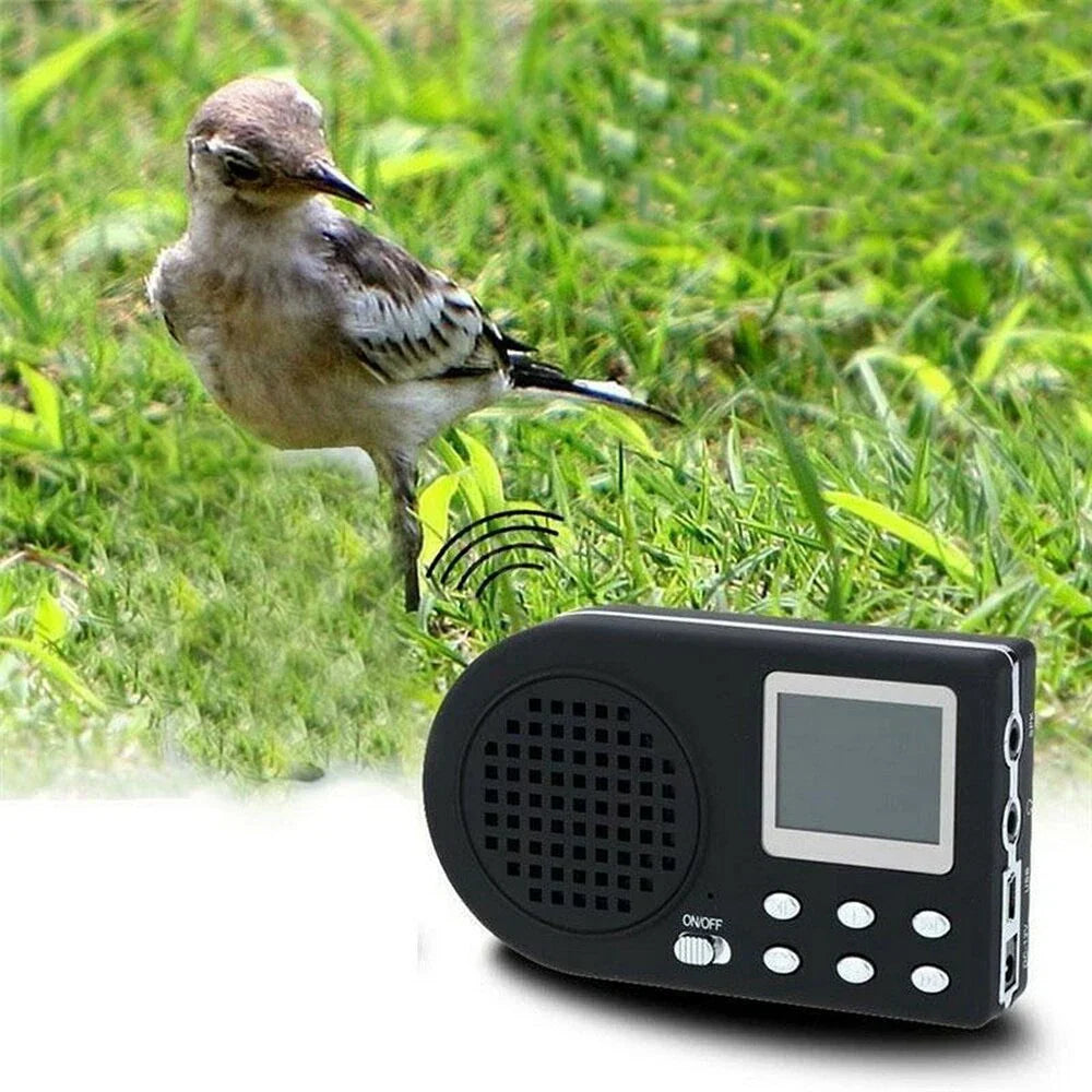 Outdoor Birdsong Device with Amplifier and Remote