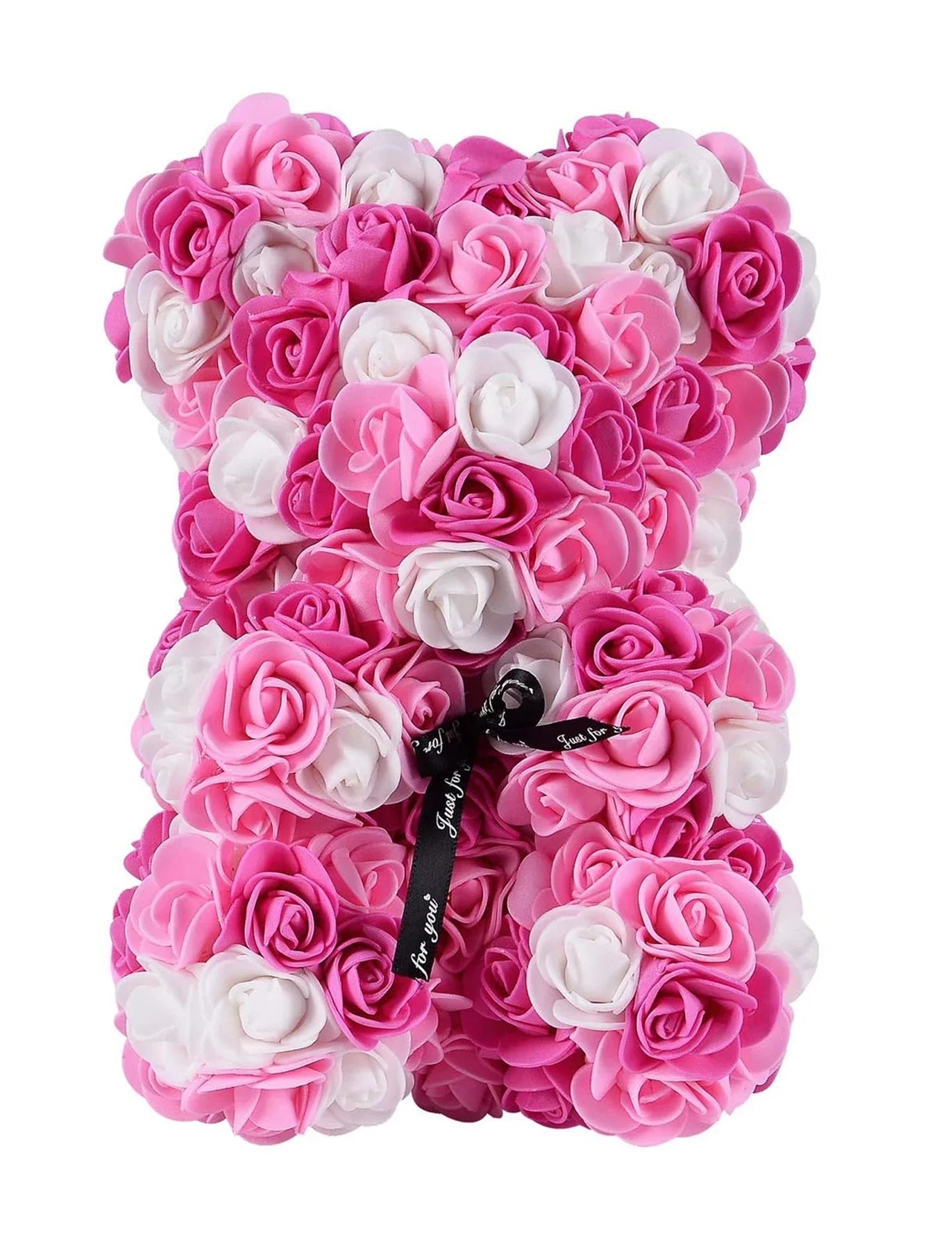 25Cm Artificial Rose Bear Eternal Rose Teddy Gift Decoration