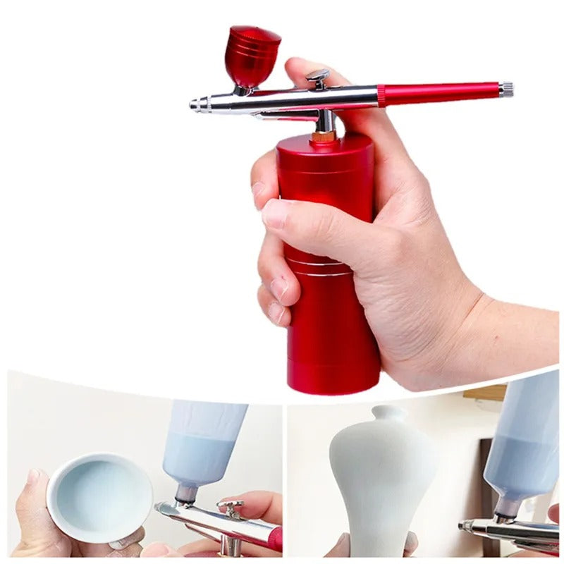 Multi-Purpose Cordless Spray Gun Portable Mini Air Compressor Rechargeable Spray Machine