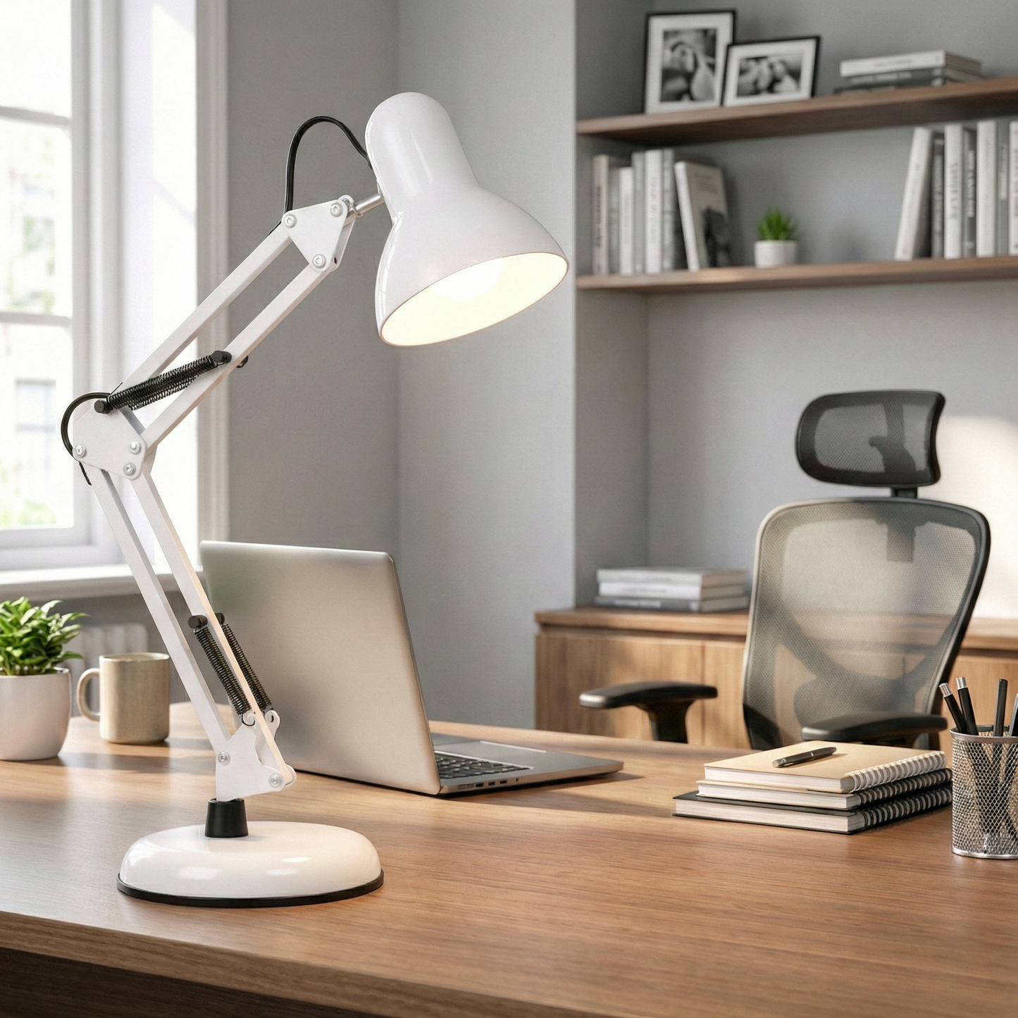 Spring Arm Desk Lamp