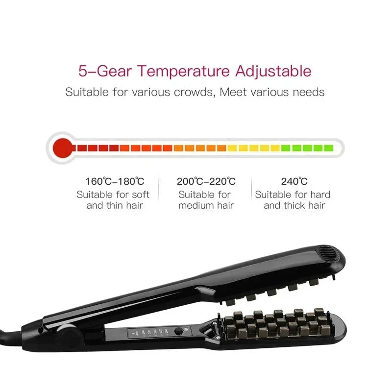 Volumizing Ceramic Hair Iron for Short or Thin Hair