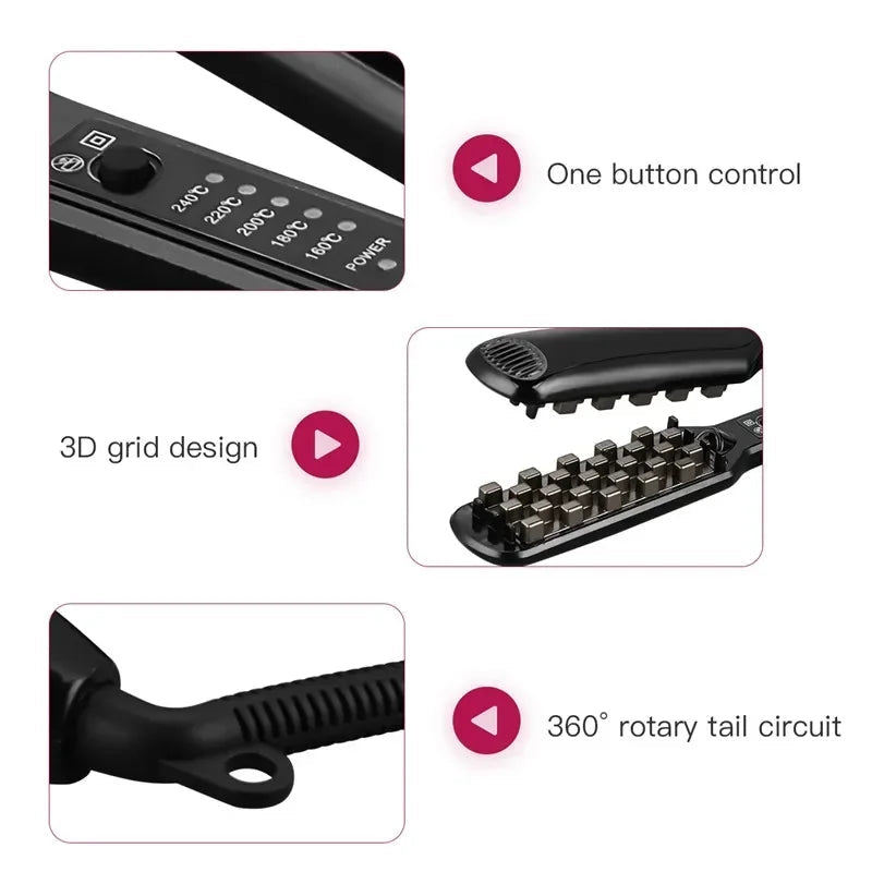 Volumizing Ceramic Hair Iron for Short or Thin Hair