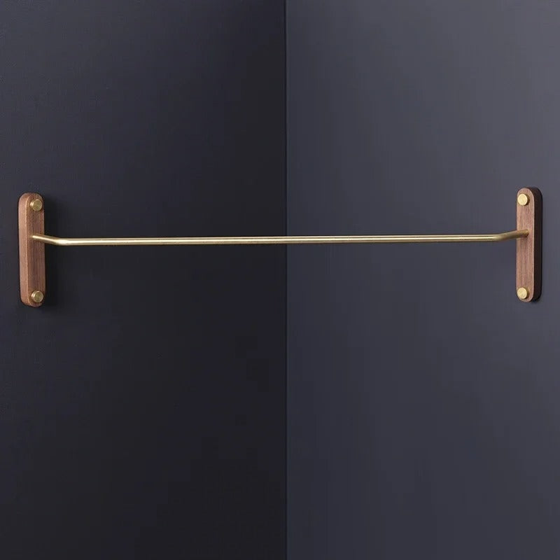 Wall-Mounted Bedroom Corner Clothes Rack For Space Saving
