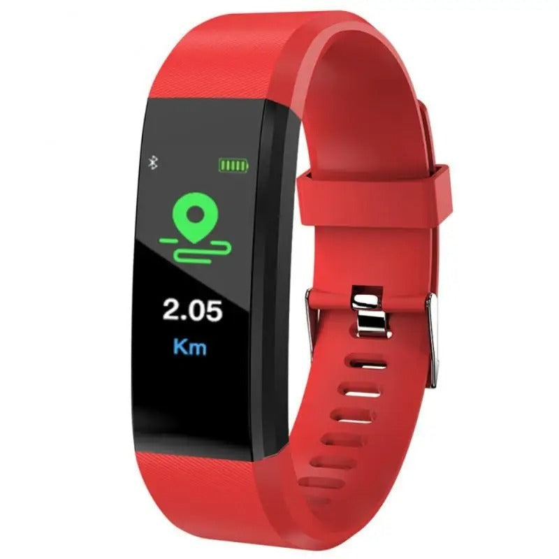 Waterproof Fitness Smartwatch with Heart & BP Monitor