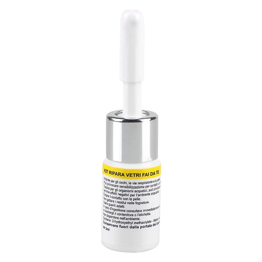 Windshield Crack Repair Kit with Vacuum Function