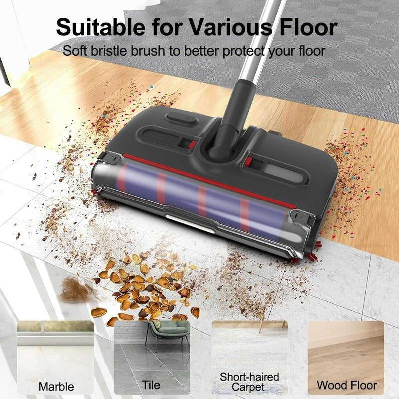Wireless Electric Sweeper Mop with LED and Rechargeable Battery